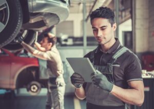 at-the-auto-service in Cambridge , canada
